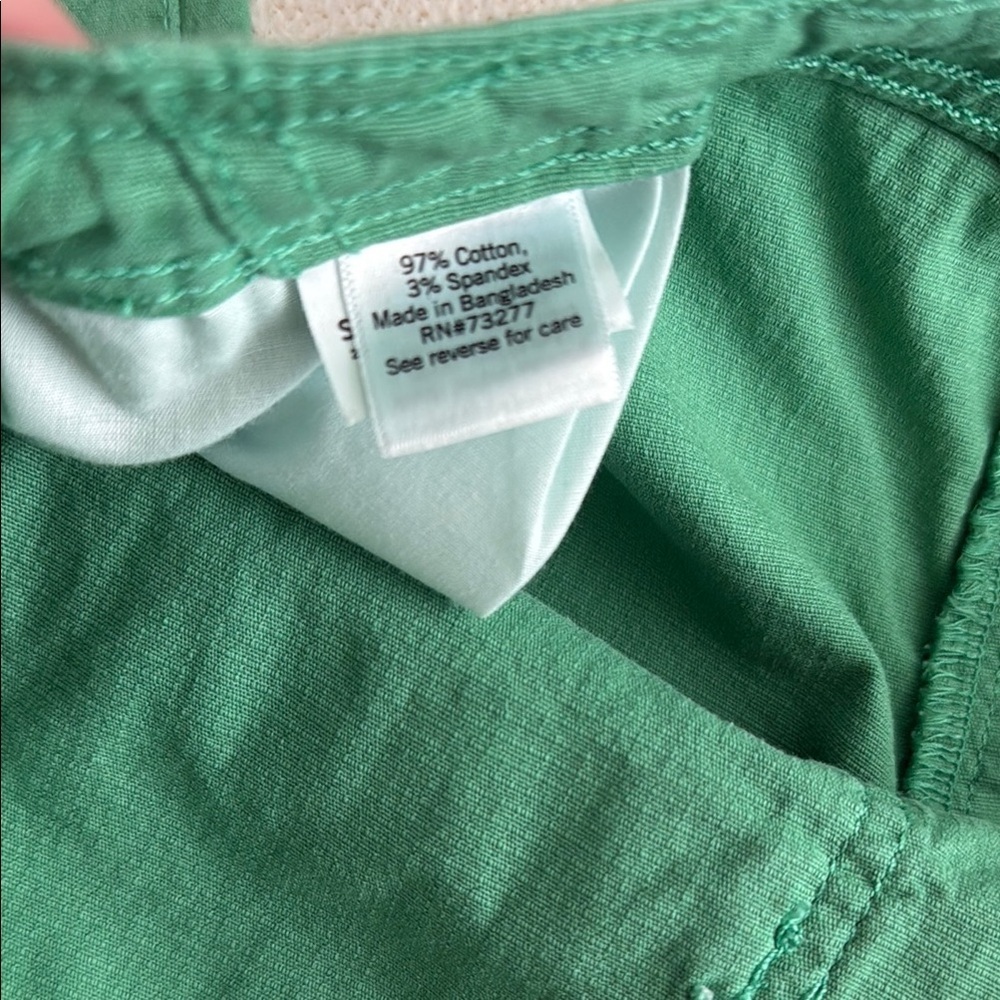 SO Green Cargo Straight Leg w/elastics at waist & ankle, 8 pckts -Lg - Picture 5 of 9